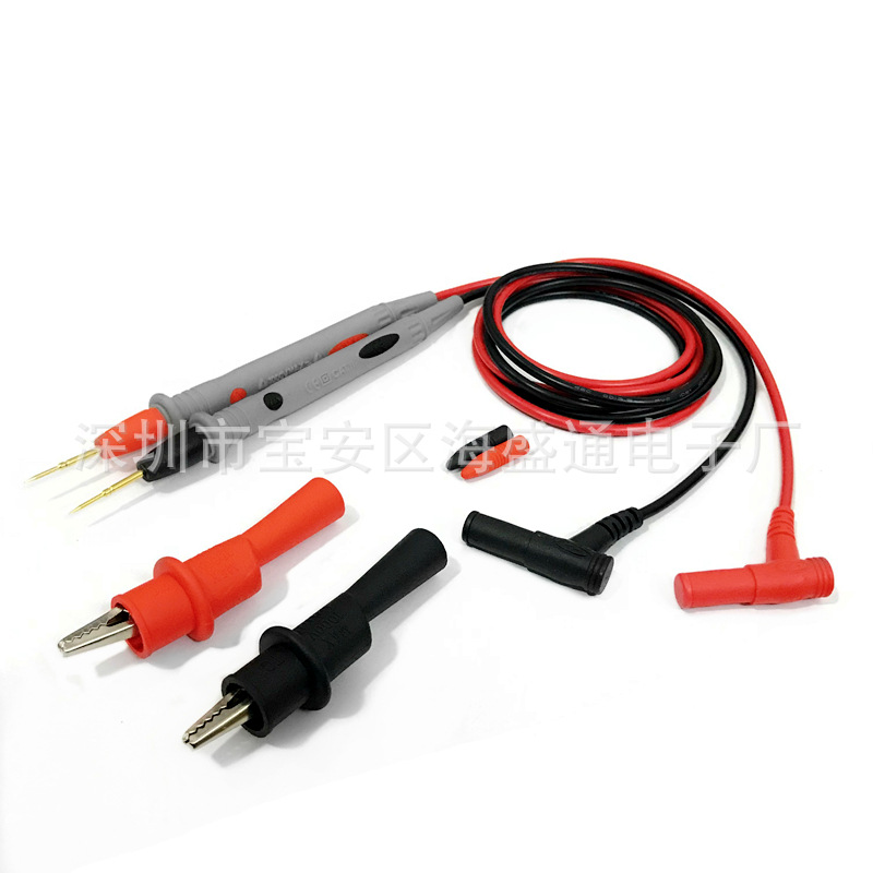 Multimeter Pen 1000V20A Special Tip Pen Wire Pointed Tip with Clip Multimeter Pen Stick Test Rod