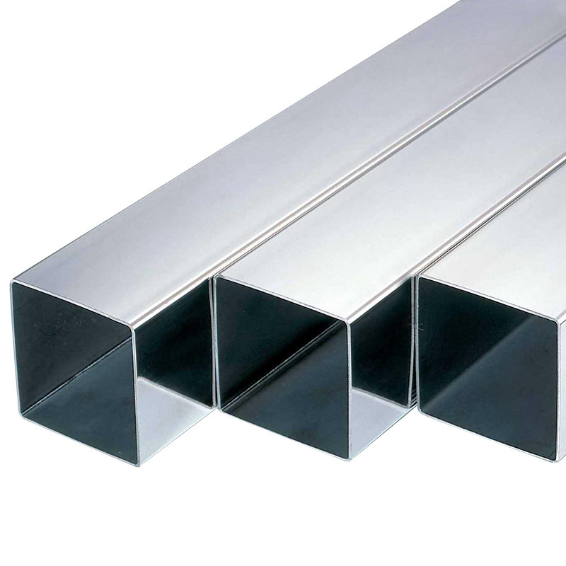 304 Stainless Steel Square Tube 201 316L Stainless Steel Decorative Square Tube Brushed Mirror Surface Spot Sales