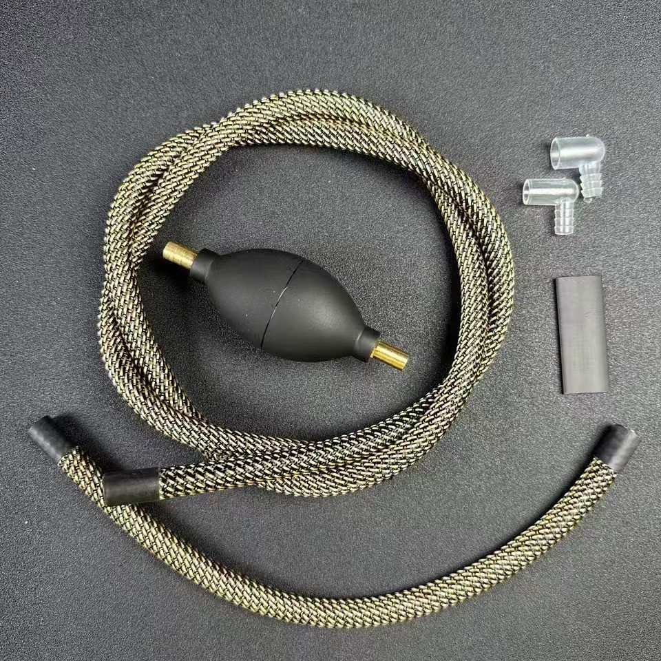 Tea Tray Braided Drain Pipe with Ball Coffee Table Tea Table Drain Hose for Tea Making Kung Fu Tea Spare Parts Outlet Pipe