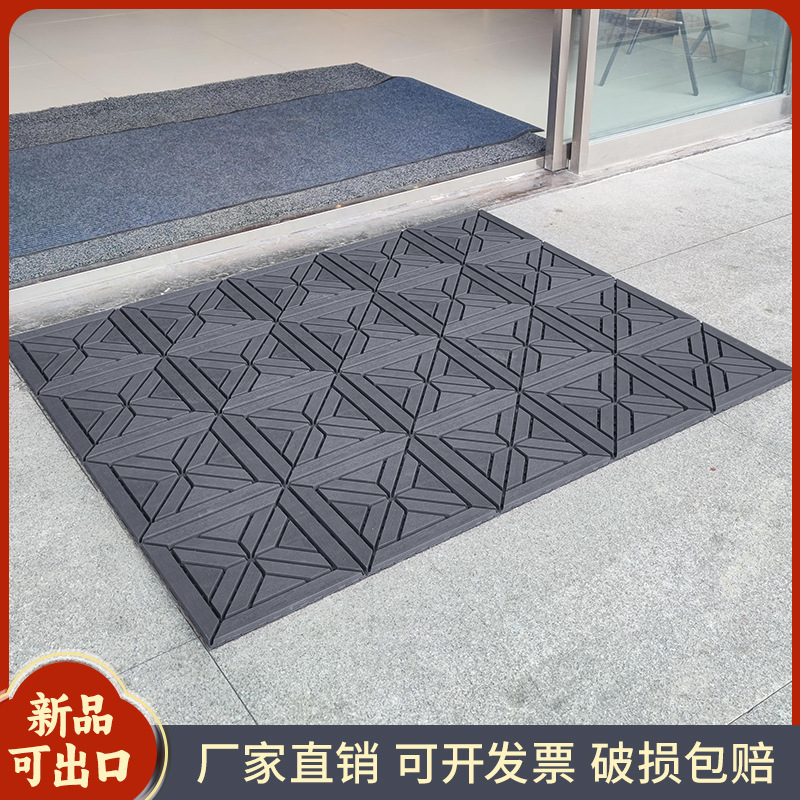 Plastic assembled floor self-assembled balcony terrace floor plastic floor imitation wood plastic floor plastic wood floor wholesale