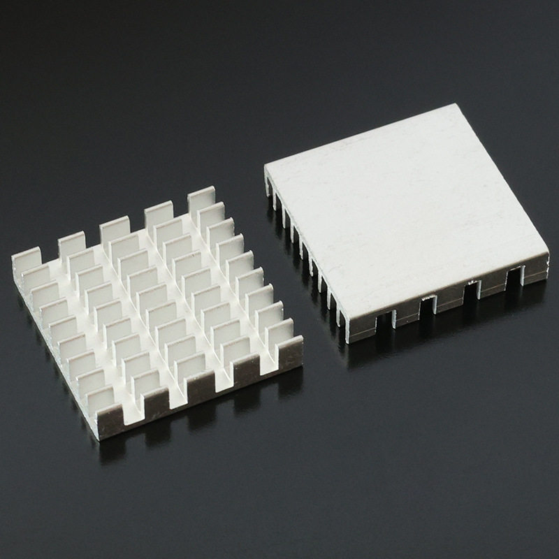 Ultra-thin aluminum small heat sink 20*20*4-way motherboard chip IC component thermal conductive adhesive fixed heat dissipation paste