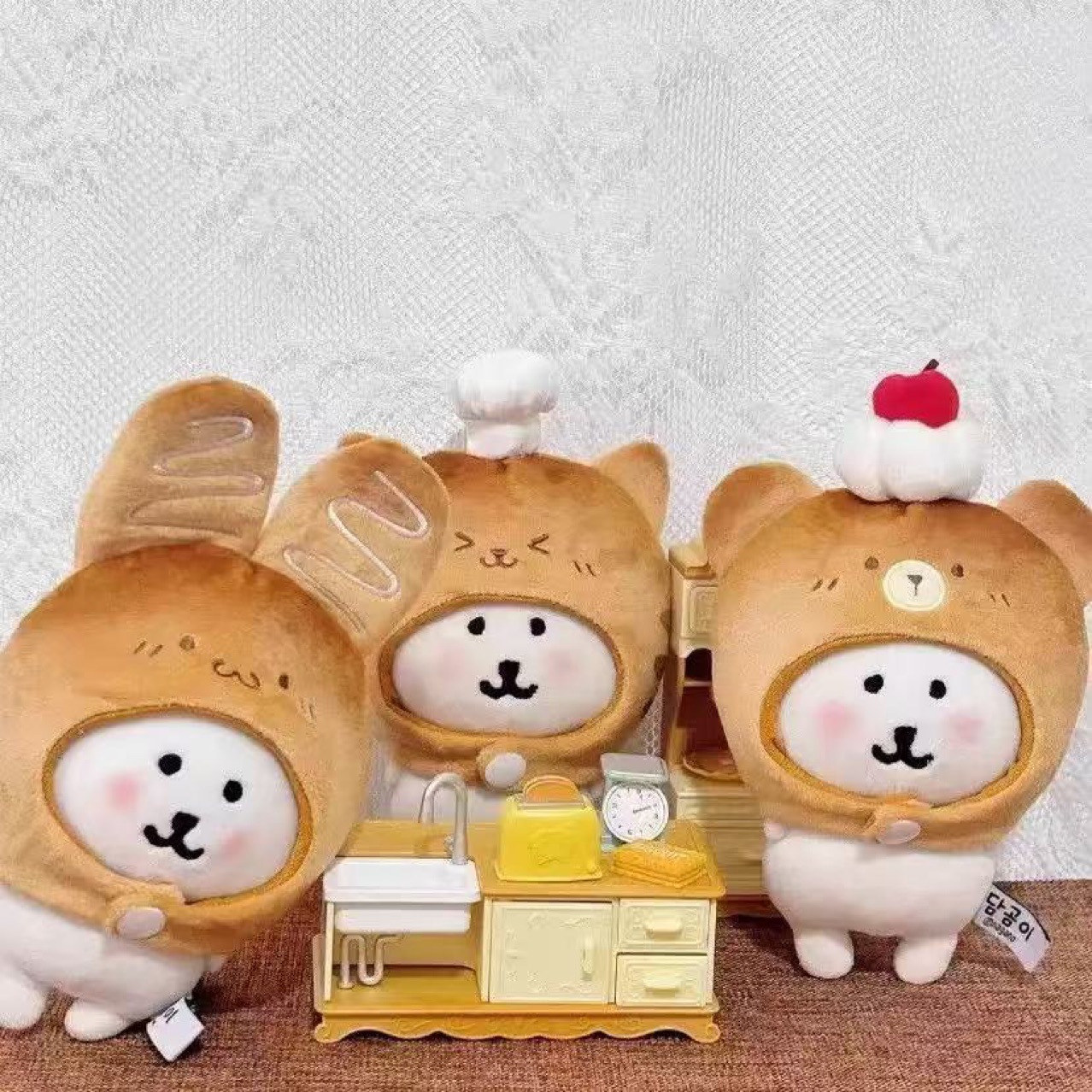 Милый медведь с самоуничижением аксессуары для кукол подвеска капюшон хлопковая одежда для кукол украшение 10 см