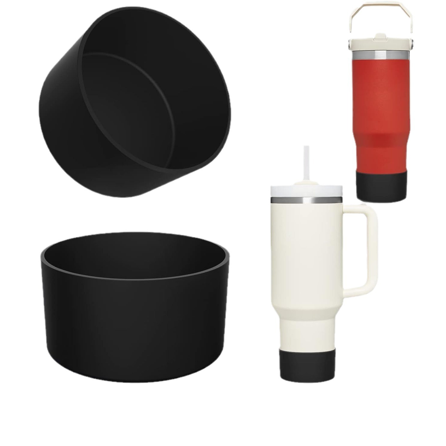 Amazon's Popular 7.5 9cm Silicone Water Cup Cover Stanley Thermos Cup Silicone Cover 32oz /40oz