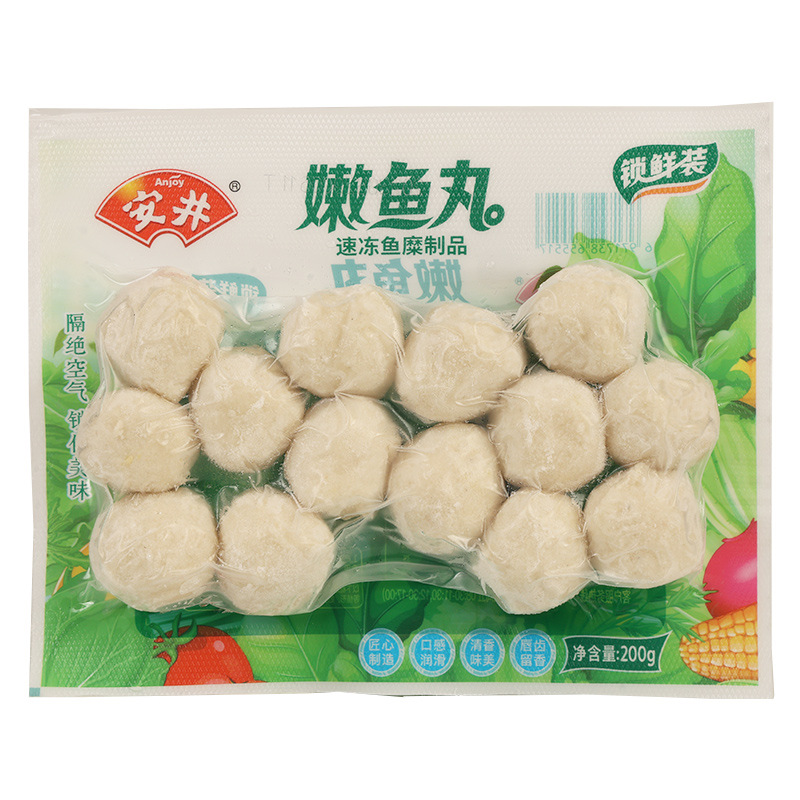 Anjing Hot Pot Meatballs Chaoshan Urine Beef Balls Fish Balls Fish Tofu Meatballs Shrimp Slippery Balls Malatang Ingredients Wholesale