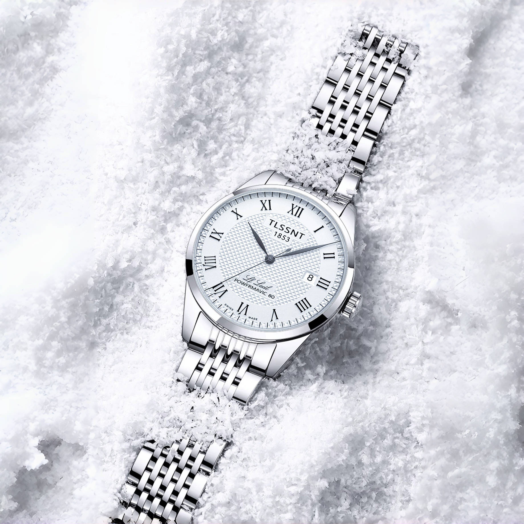 Tianjia Swiss Le Locke Douyin Live Broadcast Popular Fully Automatic Watch Steel Band Men's Luminous Waterproof Watch Supply