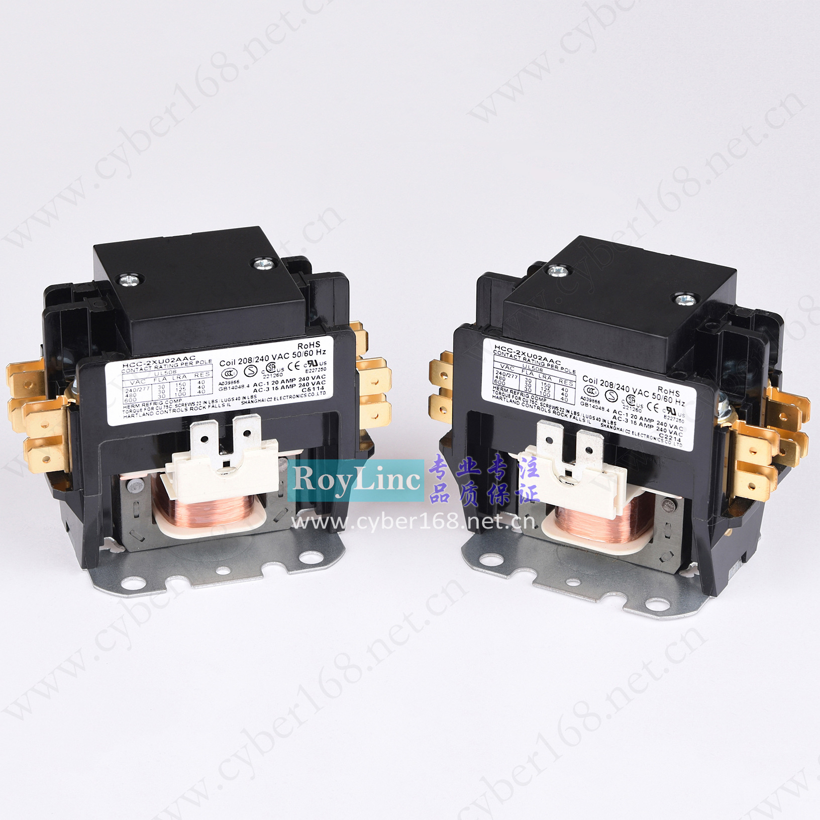 208V-240V 30A HCC-2XU02AAC BipolAr Two Pole Air Conditioning HeAt Pump Ice MAker Ac ContActor