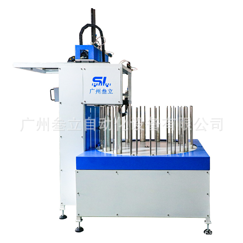Semi-automatic four-station paper can crimping machine kraft paper can tea box bending machine paper tube paper tube bending equipment