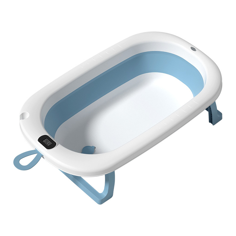 Baby Bath Basin Large Bath Bucket Bathtub Sitting in Children's Household Baby Foldable Newborn Children's Products