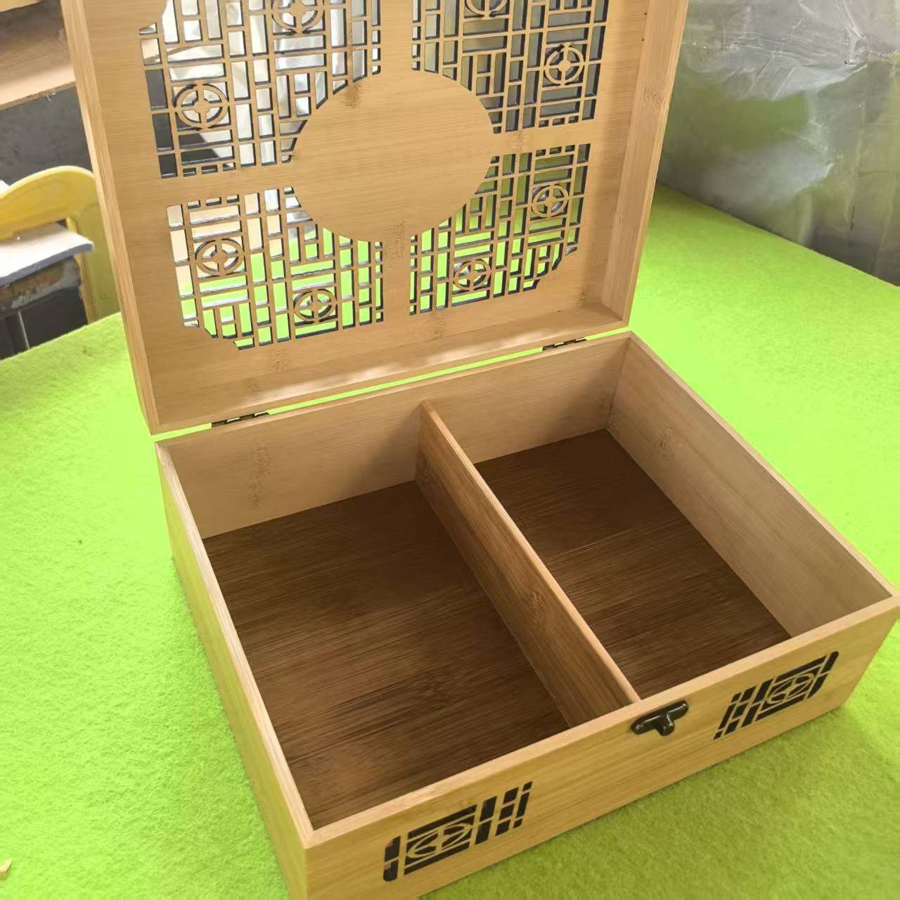 Anji Bamboo Box, Bamboo Jar, Cupping Jar, Boiled Thumb Jar, Royal Bamboo Jar, Green Set Box, Purple Bamboo Micro-Displacement Packaging Box