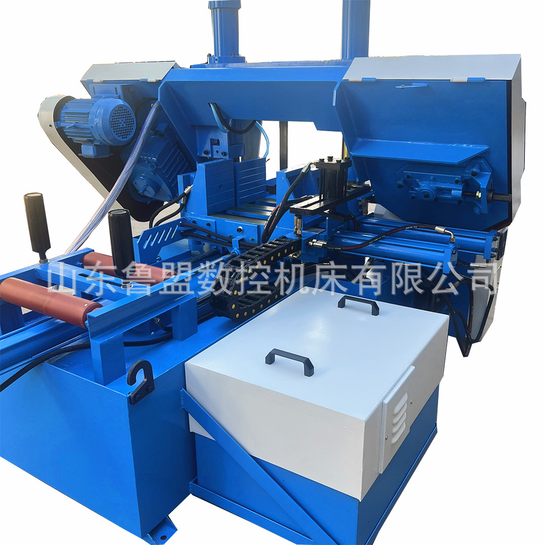 Lumeng Cnc Sawing Machine Gzk4235 Fully Automatic Round Steel and Angle Steel Cutting Band Sawing Machine Gz4240 Batch Sawing
