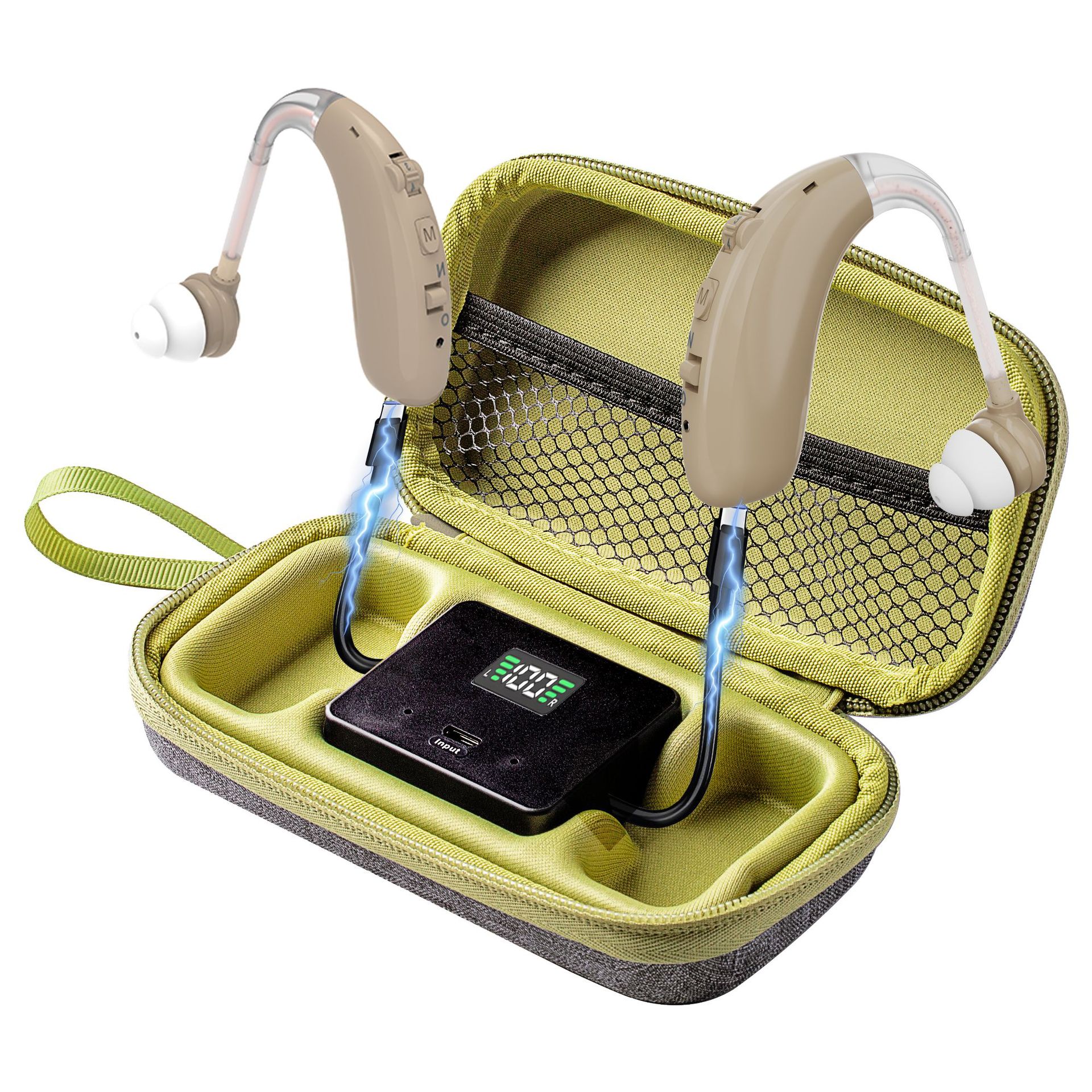 New Bag Hearing Aid Charging Without Bluetooth Sound Amplifier Hearing Aid Headset for the Elderly English Version