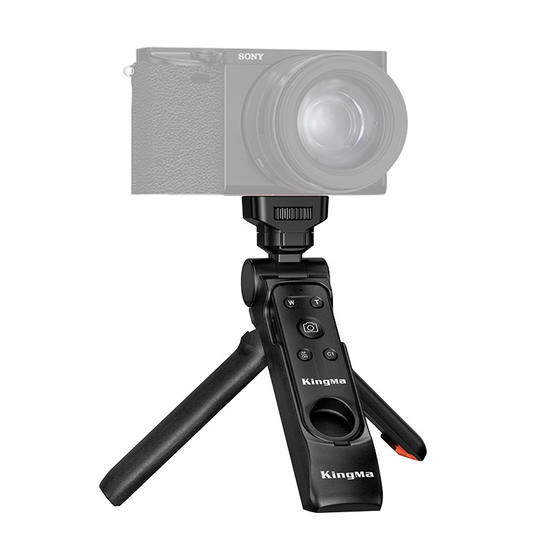 Kingcode Bluetooth remote control handle tripod for Canon G7X3 Sony ZV1 Nikon Z30 camera Vlog selfie