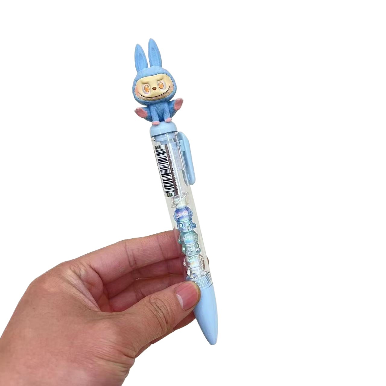 Labubu Labubu Flocking Cute Grain String Music Gel Pen Cute Student Pen Creative Diy Pen Gel Pen