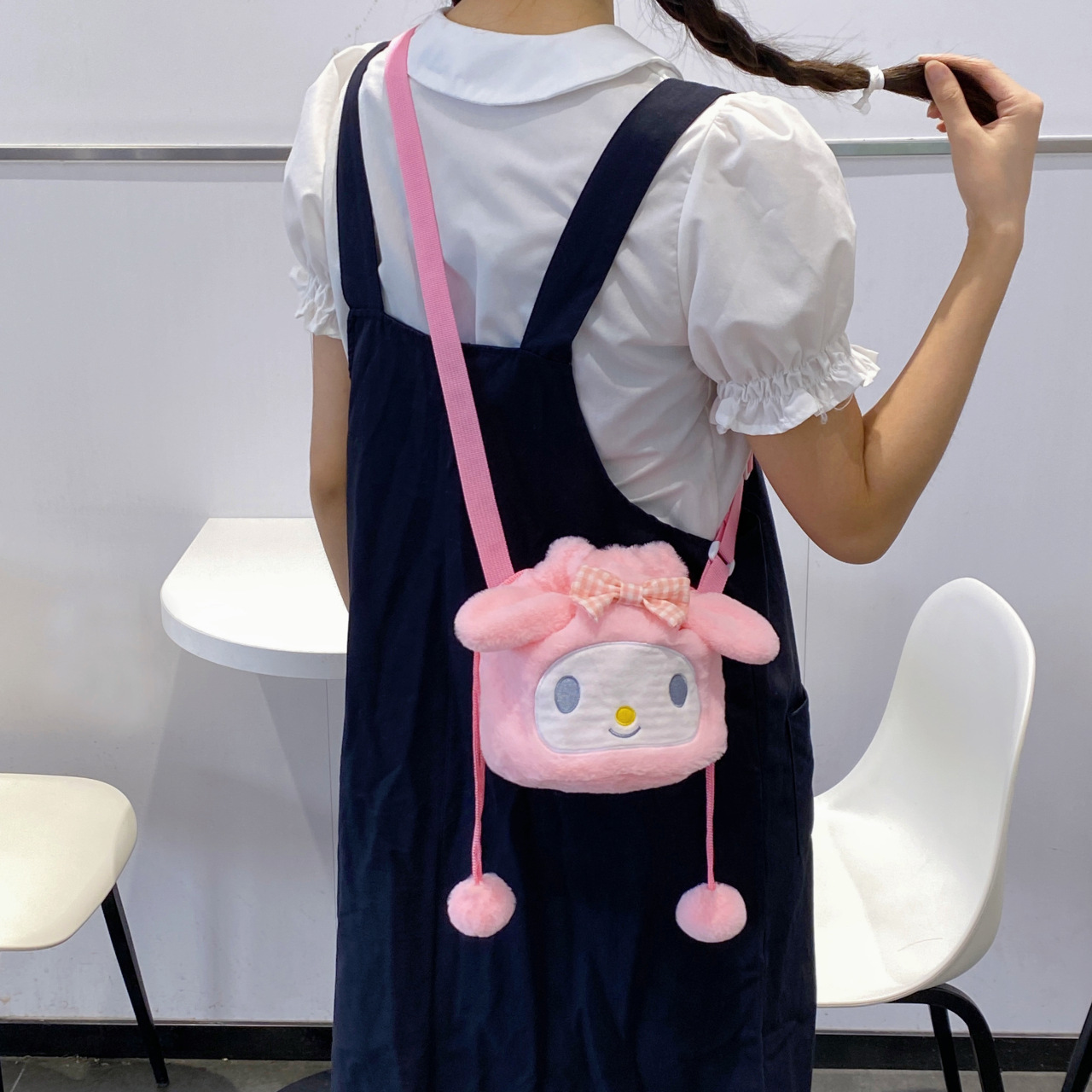 Новая плюшевая игрушка, сумка на шнурке, кукла через плечо, игрушка для claw machine, медведь на экспорт