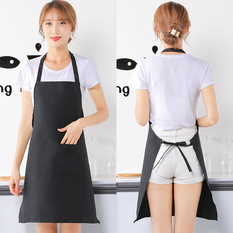 Processing Apron Custom Printing Work Clothes Wholesale Gift Printing Logo Factory Direct Sales Waterproof K-Style Custom Kitchen