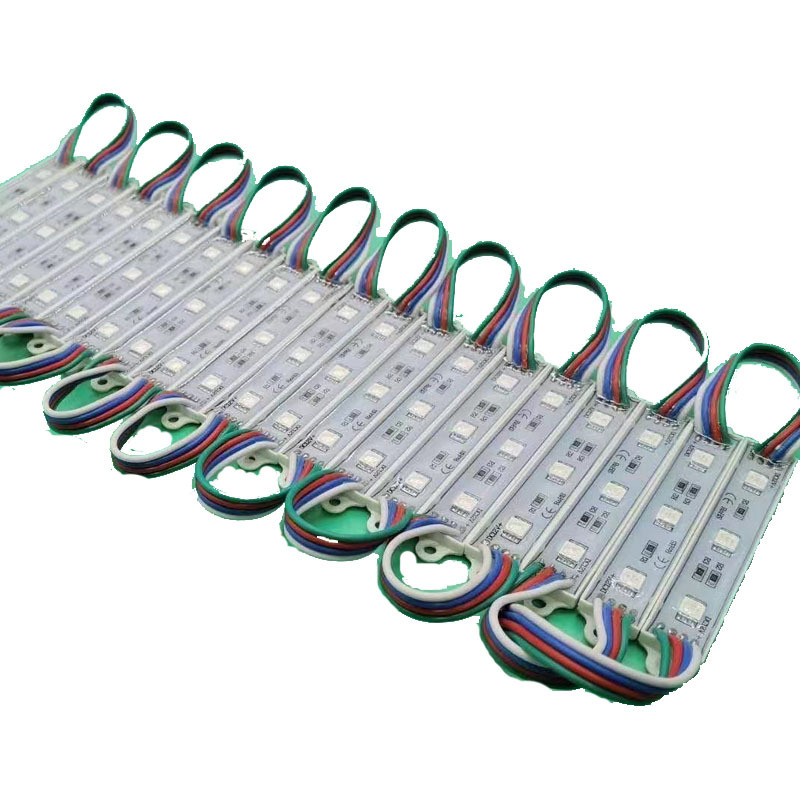 Manufacturer Export Advertising Luminous Character Light Box Acrylic Character Light Source Glue Colorful Rgb Module Led Module