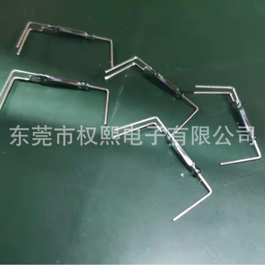 Dry Reed Switch Bending and Cutting Angle Processing, Bending and Cutting Feet, High-Voltage Magnetic Reed Switch, Magnetron