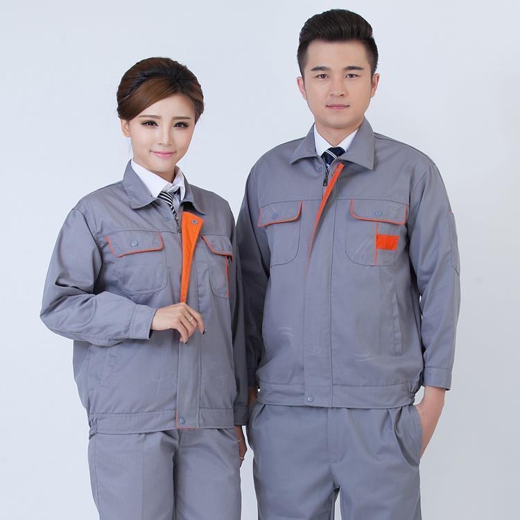 Long-sleeved workshop wear-resistant work clothes suit men's comfortable anti-wear decoration auto repair work clothes labor protection clothes spring and autumn tooling