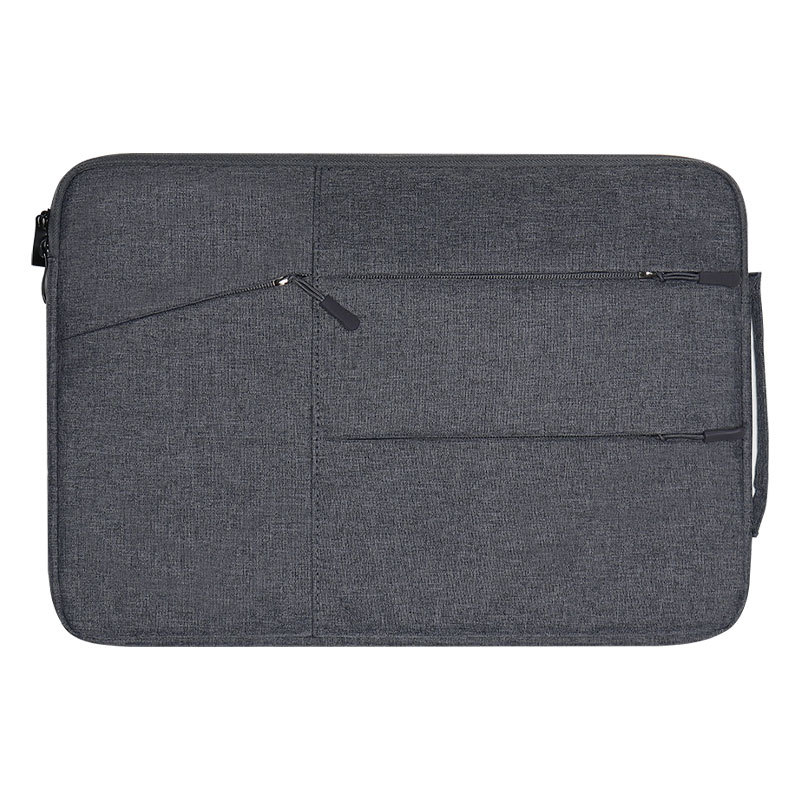 Double-Layer Thickeneded Plush Handbag Casual 8inch Laptop Bag iPhone Apple Computer Bag Business Casual