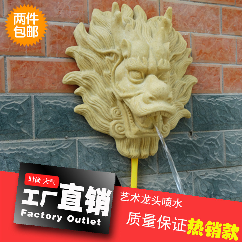 Фонтан с водопадом, скульптура из пенопласта, европейский стиль, ландшафт для двора, настенный декор