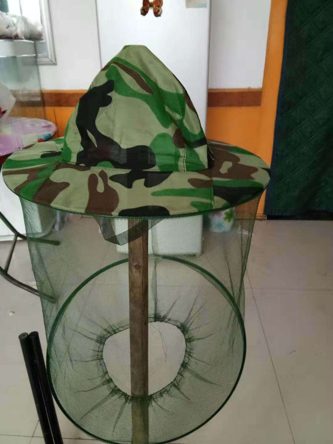 Anti-mosquito fishing hat tool full set beekeeping anti-bee cap Denim bee cap bee protective clothing cap sun mask