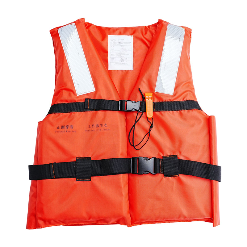 Manufacturer Supplies Marine-Grade Adult-Sized National Standard Life Jackets with High Buoyancy for Rafting, Flood Prevention, Rescue, Wholesale Safety Protection