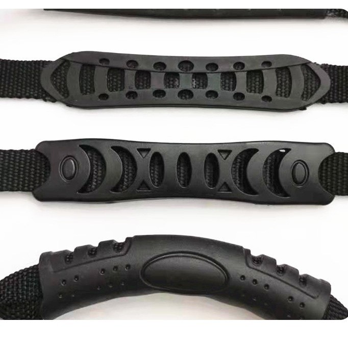 PVC handle bag plastic handle carrying password box handle accessories zinc alloy bag handle plastic handle