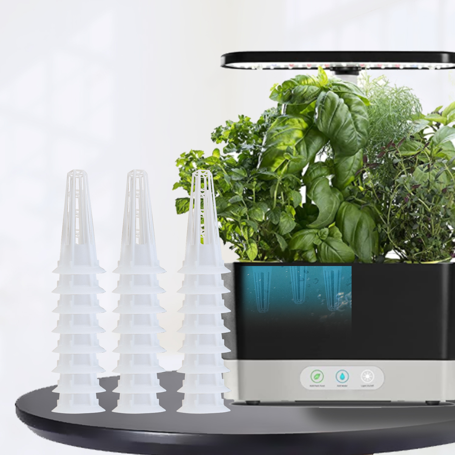 Wholesale hydroponic planting basket soilless cultivation vegetables flowers round planting basket solid root net pot container cross-border supply