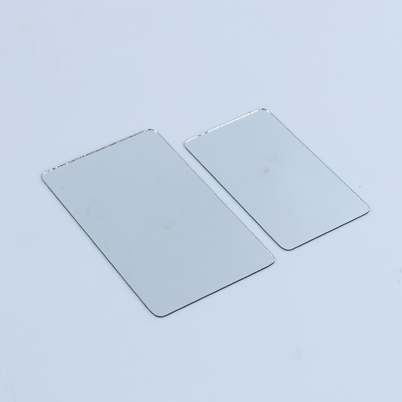 Led Special-Shaped Glass Lens Processing Dormitory Round Flat Bathroom High-Definition Makeup Mirror Asymmetrical Single-Sided Mirror