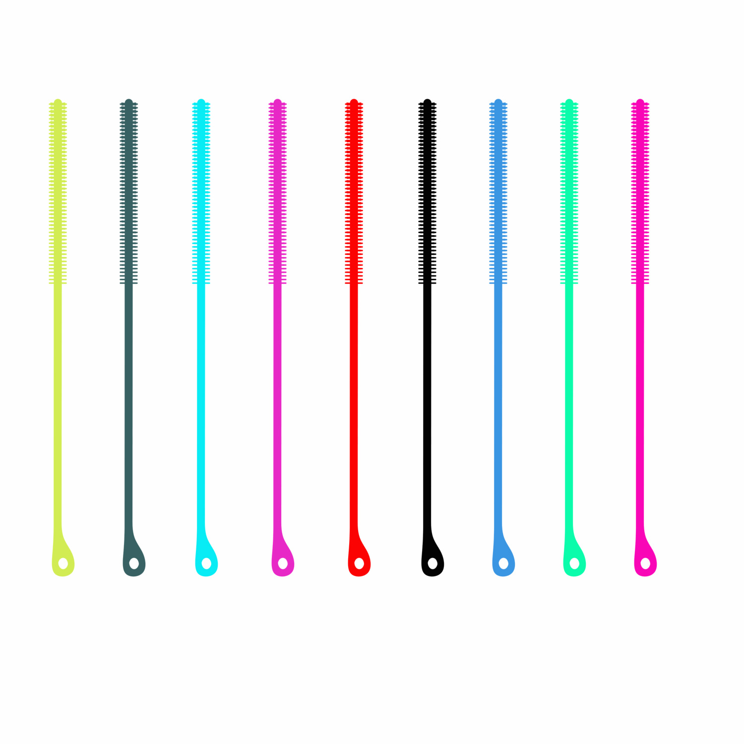 Силиконовая щетка для чистки бутылочек FDA, щетка для стеклянных трубочек 10 мм, щетка для сосок, щетка для чистки соломинки