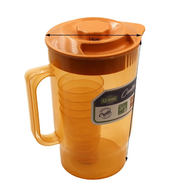 Cold Kettle Large Capacity Plastic High Temperature Resistant Kettle Household Water Cold Water Cold Water Cup Boiling Water Cup Cold Tea Pot with Cup