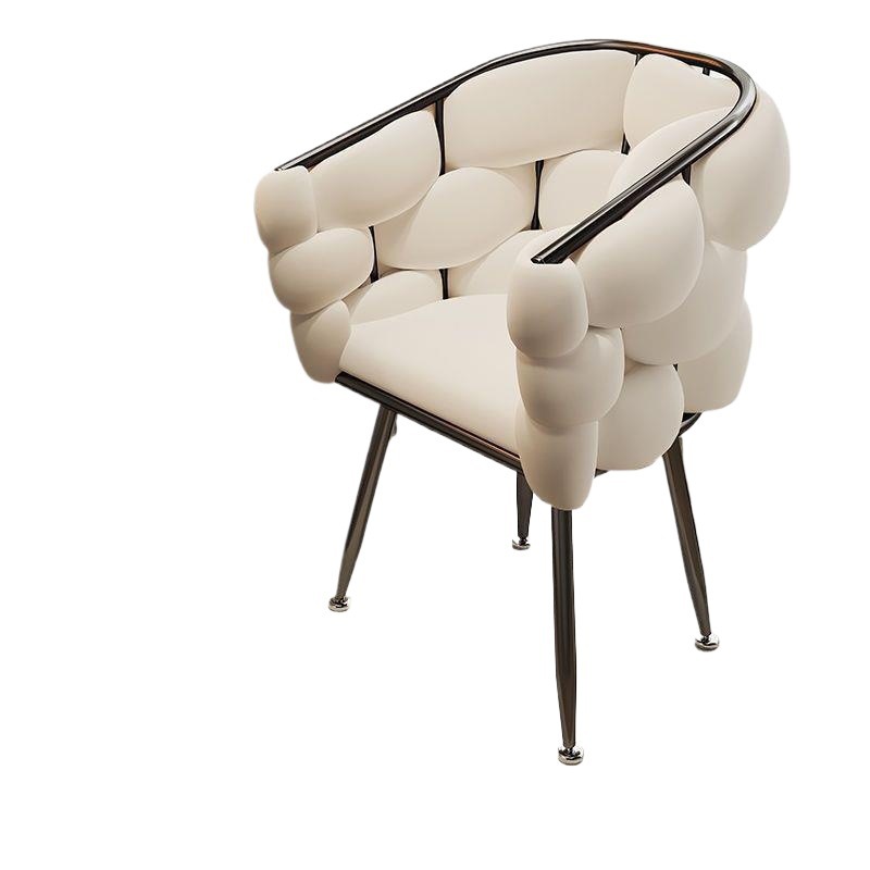 Bubble Chair Simple Light Luxury Design Home Makeup Dressing Nail Chair Comfortable High-end Petal Shape