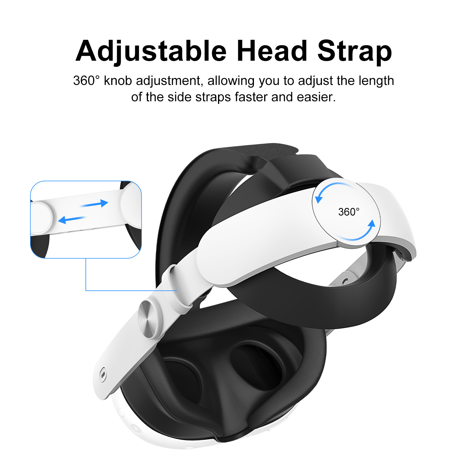 For Meta Oculus quest3s Elite Headband VR Accessories Adjustable Replacement Comfortable Headwear Virtual