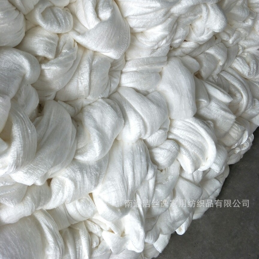 Factory Direct pure mulberry silk raw material double Palace Silk Light tire silk quilt special silk Mulberry silk filament bare tire