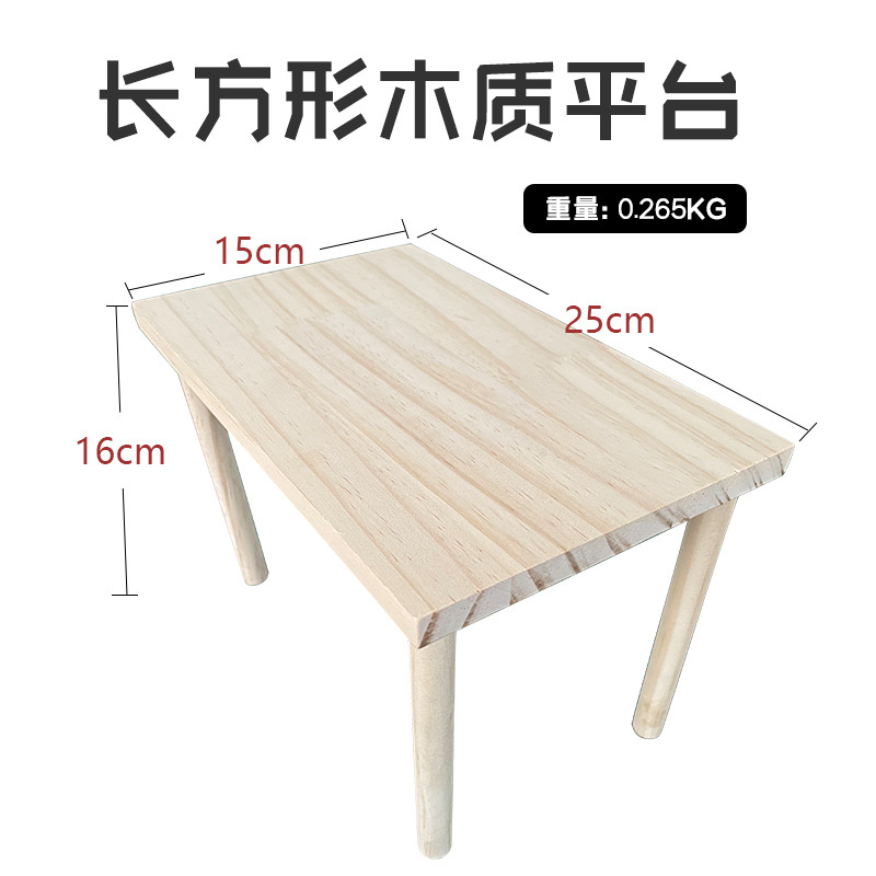 A Pet Day Rutin Chicken Hamster Breeding Box Set Props Supplies Breeding Feeding Small Dining Table Activity Platform