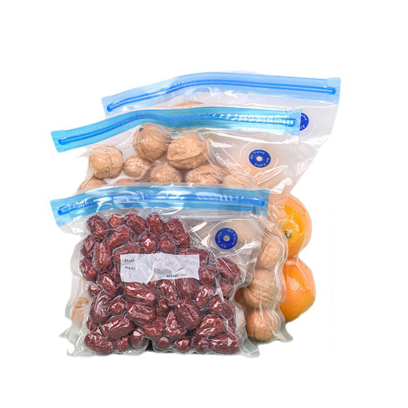 Grain vacuum food packaging bag household empty storage compressed plastic bag mesh fresh-keeping bag commercial sealed bag