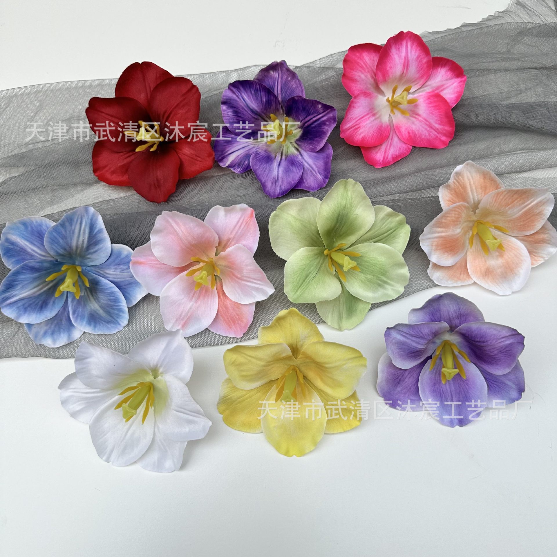 Симулированный цветок тюльпана ручной работы искусственная заколка для волос аксессуары для волос DIY головной убор зажим для волос