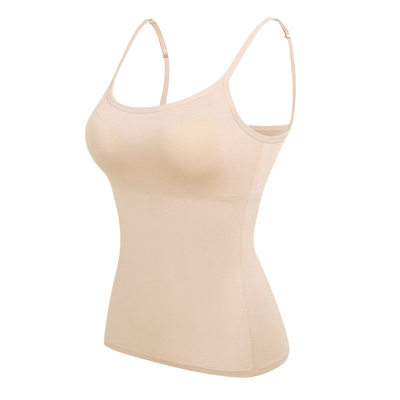 Camisole Anti-glare Integrated Cross-border plus size Modal Base with Chest Pad Sexy Breathable Girl Underwear