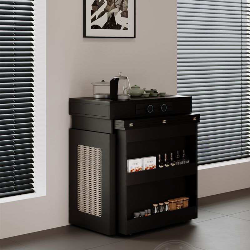 Новый островной обеденный стол, интегрированный, раскладной, из массива дерева, многофункциональный для чаепития и еды