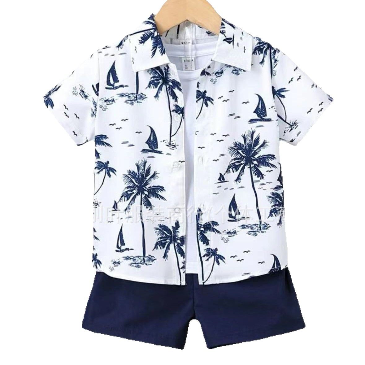 Cross-border SHEIN children's clothing miscellaneous cute cartoon top pants fashion children's suit summer kid's clothe