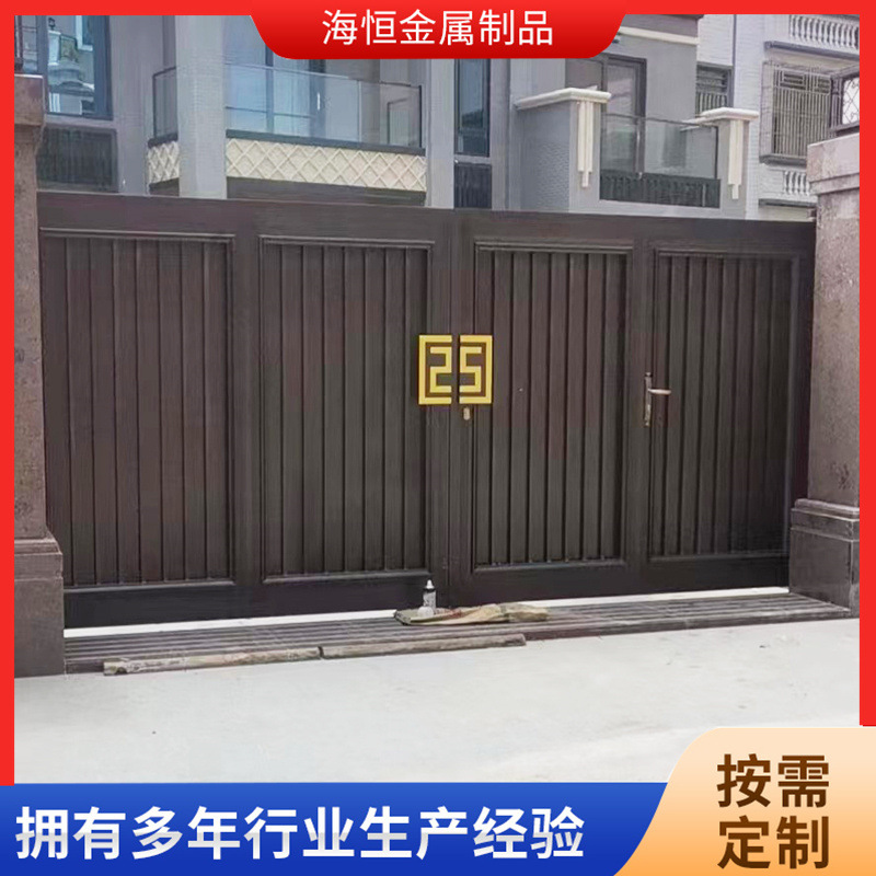 Сельская самостроящаяся китайская художественная дверь, алюминиевая дверь для жилой виллы, двустворчатая дверь для двора