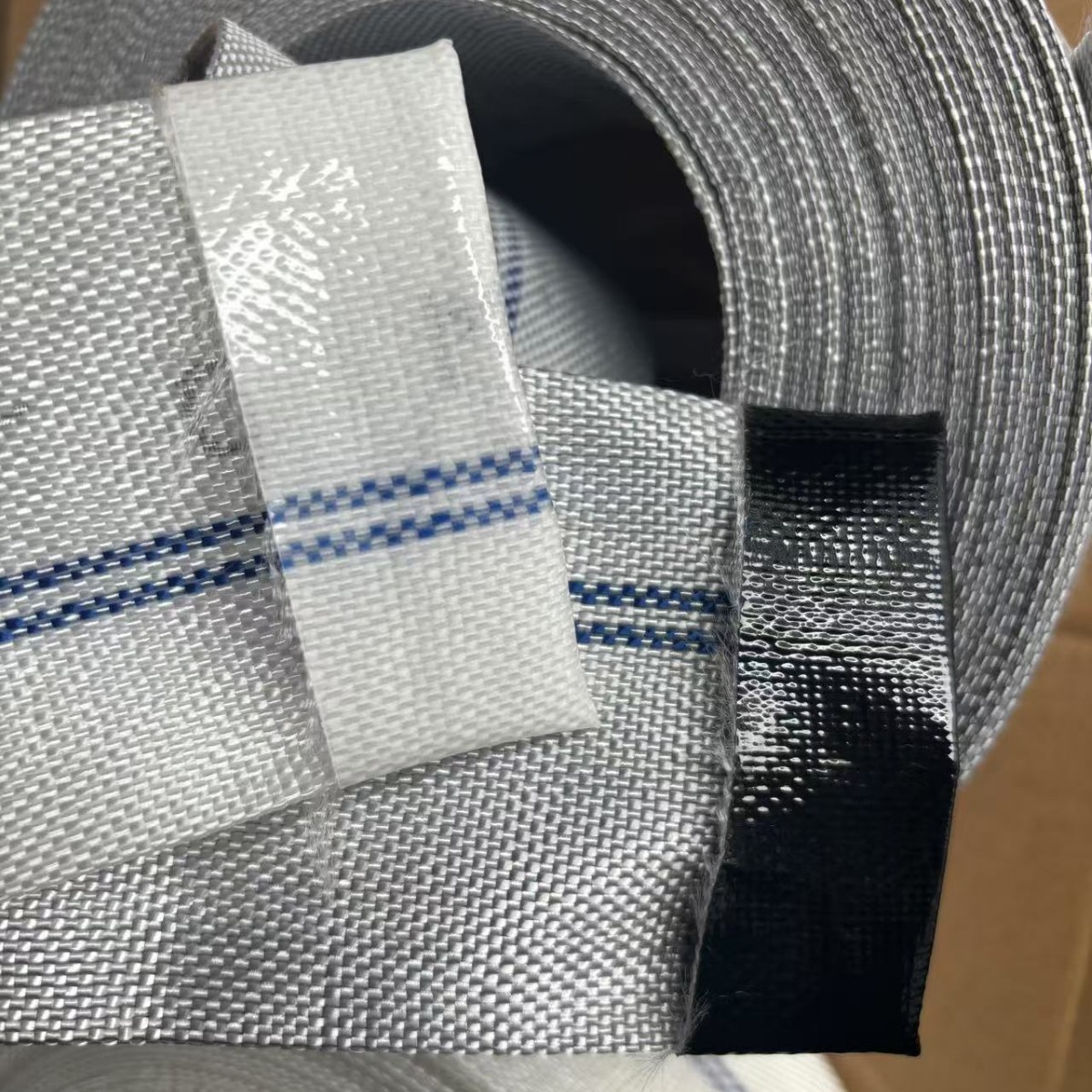 pe polymer thickened woven hose polyester filament high pressure irrigation water pipe