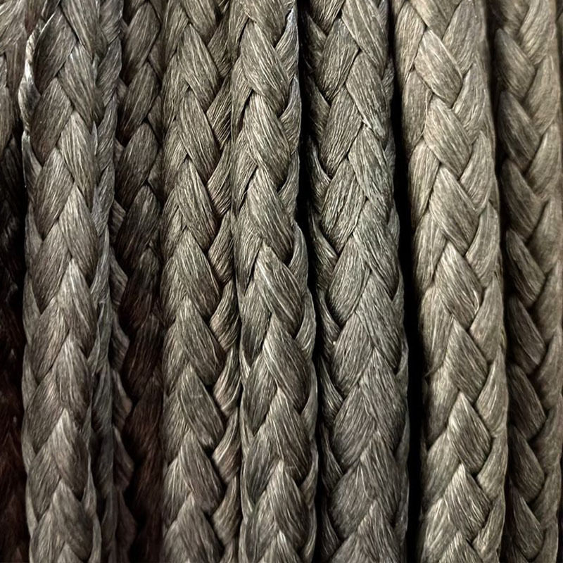 High Strength UHMWPE Marine Cable 12 Strand Ultra High Molecular Weight Polyethylene Rope Tug Rope Dini Horse Rope