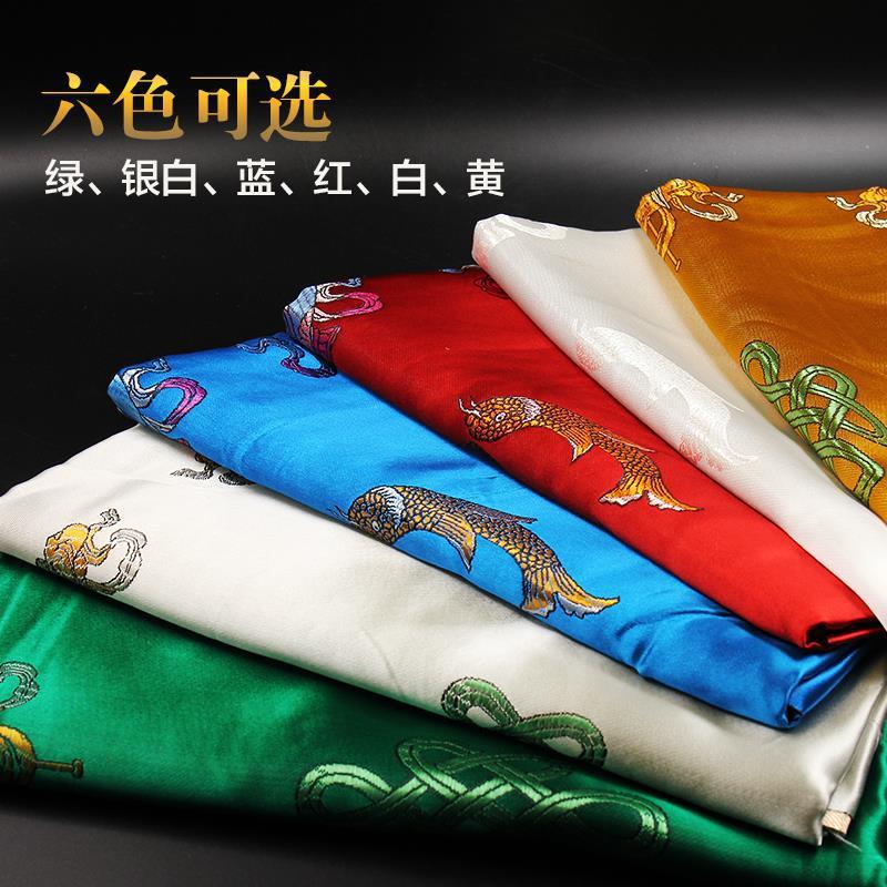 Xizang jewelry eight auspicious Hada padded silk embroidery Hada large Mongolian White Hada 250*48cm
