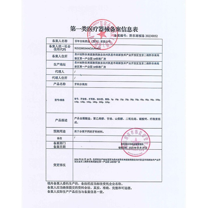 Vorassen Dental Separator (Whitening Toothpaste)