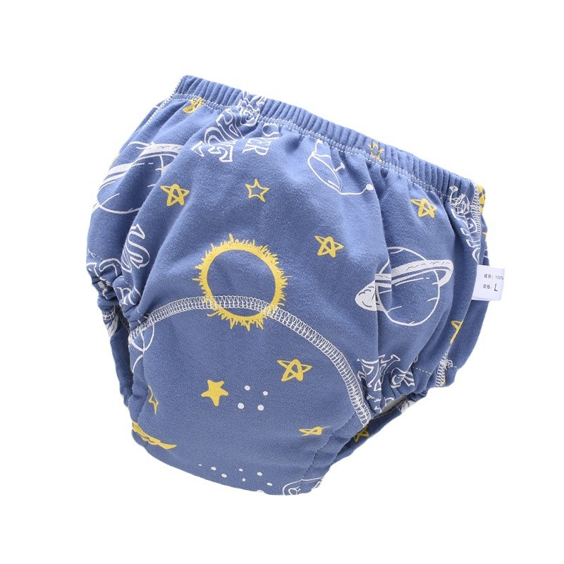 Baby training pants washable 6-layer gauze diaper pocket learning pants baby cloth diaper breathable diaper spring and summer