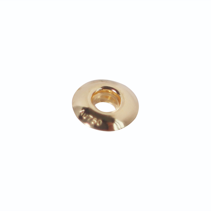 Pure G18K Gold Patch AU750 Full Hole Pearl Anti-Wear Patch Spacer Defect Cover DIY Passepartout Accessories