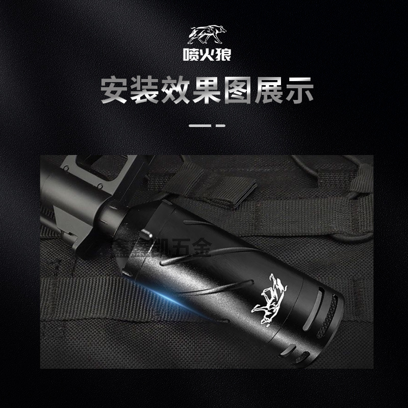 Fire-Breathing Pig Metal Luminous Fire Extinguisher 14 Reverse Tooth Fire Cap Automatic Sensor Mini Silencer Rechargeable Luminous Electric