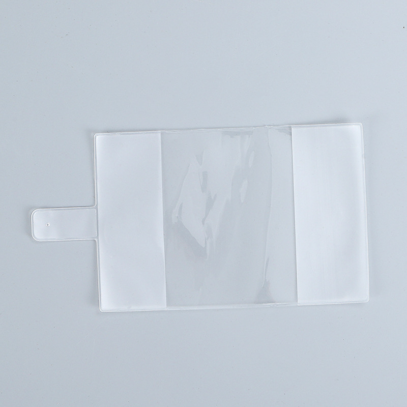 Manufacturers develop transparent pvc book cover book jacket envelope rubber cover leather notebook student protective cover frosted eva