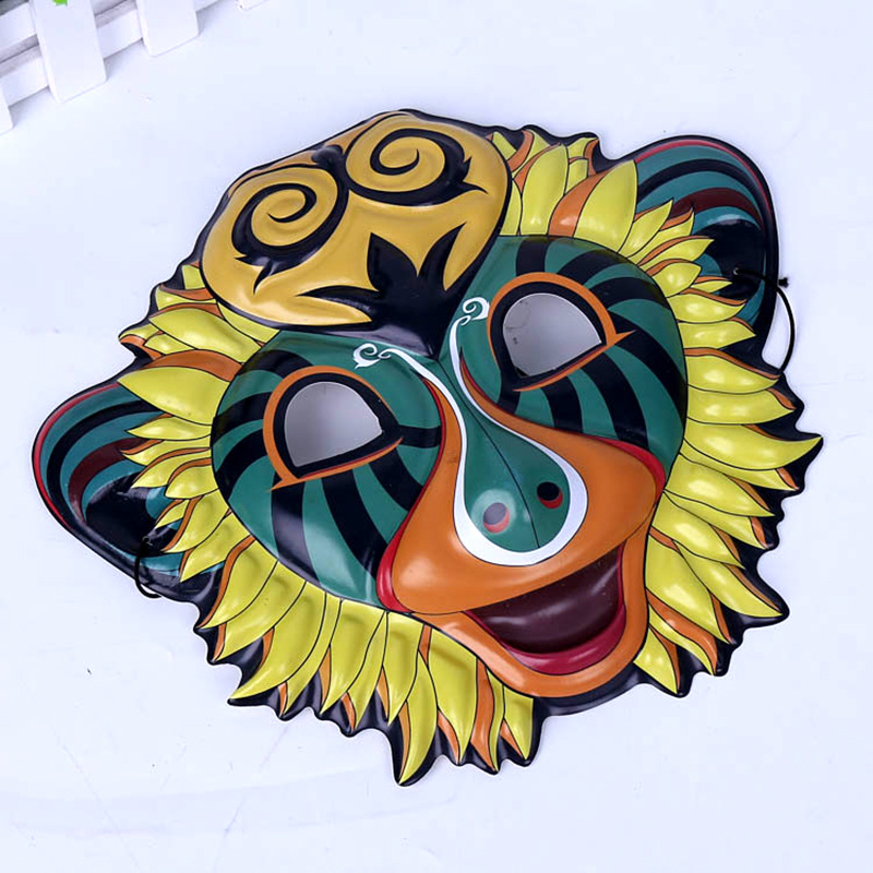 Factory wholesale PVC Cartoon Cartoon mask for performance drama mask DIY production cool decorative mask